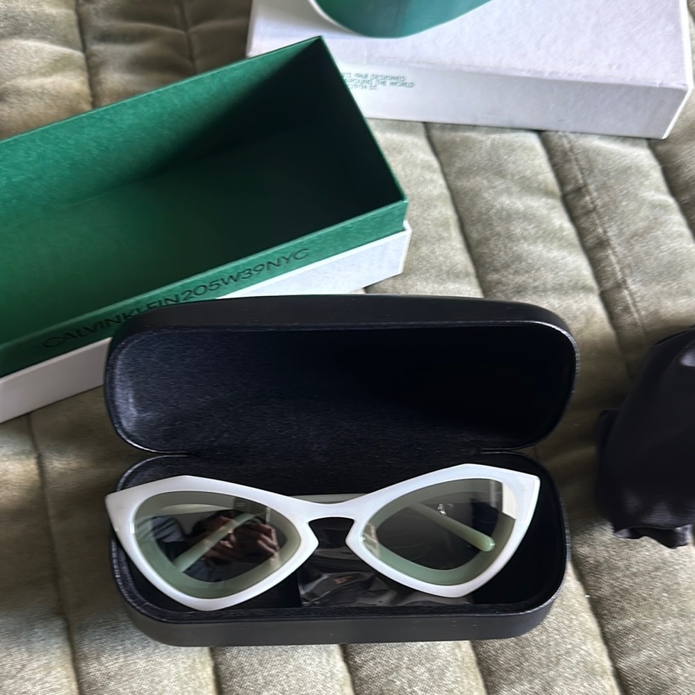 Calvin Klein White Women's Sunglasses